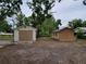Detached two door garage for extra storage space at 5535 Peach Ave, Seffner, FL 33584