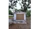 A well-maintained, detached one-car garage that boasts a clean facade at 5535 Peach Ave, Seffner, FL 33584