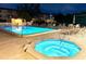 The property has a sparkling pool with a spa at 8181 Eagles Park N Dr, St Petersburg, FL 33709
