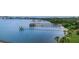 Scenic aerial view showcases waterfront and boat docks available at 100 Bluff View Dr # 514C, Belleair Bluffs, FL 33770
