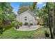 Charming backyard boasts a patio dining set, landscaping, and a cozy outdoor atmosphere at 1211 14Th N St, St Petersburg, FL 33705
