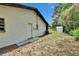 Backyard with a shed on the property at 16112 N 15Th St, Lutz, FL 33549