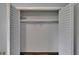 Open closet with a rod and shelf in the room at 16112 N 15Th St, Lutz, FL 33549