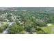 Aerial view depicting the home's proximity to nearby recreational fields at 1753 San Mateo Dr, Dunedin, FL 34698