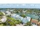 Stunning waterfront homes with private boat docks, lush greenery, and serene water views at 215 18Th Ave, Indian Rocks Beach, FL 33785