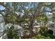 Balcony with a view of lush greenery and serene waterfront at 215 18Th Ave, Indian Rocks Beach, FL 33785