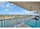 Balcony with beautiful views, featuring seating area to enjoy at 223 Island Way # 7F, Clearwater Beach, FL 33767