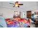 Large main bedroom featuring a decorative bed frame, dresser, and spacious layout at 223 Island Way # 7F, Clearwater Beach, FL 33767