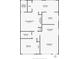 Detailed floor plan showcasing the layout of the primary bedroom, kitchen, living room, and sunroom at 2441 Persian Dr # 61, Clearwater, FL 33763