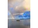 Beautiful water view with a rainbow at 2700 Bayshore Blvd # 11405, Dunedin, FL 34698