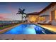 Beautiful backyard pool with waterfront views and a relaxing lounge area at 301 Bayview Ne Dr, St Petersburg, FL 33704