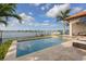 Beautiful backyard with a pool, hot tub and waterfront views at 301 Bayview Ne Dr, St Petersburg, FL 33704