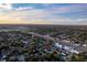 An aerial view showcases the property's proximity to local amenities and surrounding neighborhood at 3485 Floral Dr, Largo, FL 33771