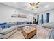 Comfortable living room with a cozy seating arrangement and stylish decor at 4726 W Fairview Hts, Tampa, FL 33616