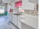 Kitchen with a double sink, lots of cabinet space, and a breakfast nook area at 502 Chilt Dr, Brandon, FL 33510