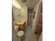Compact bathroom with essential fixtures and functional design at 5031 Billings Dr, Holiday, FL 34690