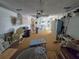 Spacious garage interior with ample storage, laundry, and utility area at 5031 Billings Dr, Holiday, FL 34690