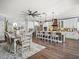 Open-concept kitchen and dining area perfect for entertaining and everyday living with plenty of natural light at 574 Bimini Bay Blvd, Apollo Beach, FL 33572