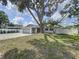 Lovely single-story home with a well-manicured lawn and a beautiful shade tree in the front yard at 9580 130Th Ave, Largo, FL 33773