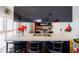 Bright kitchen with a breakfast bar and black appliances, perfect for modern living at 1022 Greenbriar Dr, Brandon, FL 33511