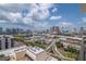 Breathtaking city view, with a vast highway system, seen from the vantage point of a high rise condominium balcony at 1120 E Kennedy Blvd # 1512, Tampa, FL 33602