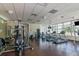 Community gym and fitness center with top-of-the-line equipment and panoramic windows at 1120 E Kennedy Blvd # 1512, Tampa, FL 33602