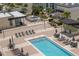Community rooftop pool with lounge chairs and tables offering a relaxing outdoor space for residents at 1120 E Kennedy Blvd # 1512, Tampa, FL 33602