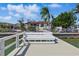 Relaxing waterfront view from the private dock; perfect for enjoying the scenic surroundings at 11285 8Th E St, Treasure Island, FL 33706