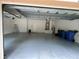 Clean and spacious two-car garage provides ample parking and storage space, along with a door to the house at 11420 Bridge Pine Dr, Riverview, FL 33569