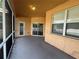Enjoy this cozy screened-in patio, offering shade and comfort, perfect for relaxing outdoors at 11420 Bridge Pine Dr, Riverview, FL 33569