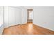 Spacious bedroom with hardwood floors, closet and a window at 12746 Standbridge Dr, Riverview, FL 33579