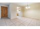 Bright and airy dining room connected to the kitchen and entrance area at 1485 Lakeview Rd # 19, Clearwater, FL 33756