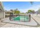 Beautiful pool featuring a safety fence, great patio and lush landscaping, offering a private outdoor retreat at 2554 Lake Ellen Cir, Tampa, FL 33618