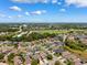 Expansive aerial view of the community, showcasing its layout, green spaces, and surrounding landscape at 2708 Dolphin Watch Ct, Holiday, FL 34691