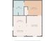 A clear floor plan displays the layout of this home including kitchen, living and dining areas, bathroom and bedroom at 3217 Mott Rd, Dover, FL 33527