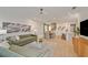 Inviting living space with hardwood floors, comfortable seating, and stylish decor at 3420 Timber Crossing Ave, Brandon, FL 33511