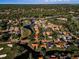 Community aerial showcases beautiful homes, lush green trees and a manicured golf course at 395 Forest Park Rd, Oldsmar, FL 34677