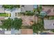 Birds eye view of a home, situated amongst neighboring houses at 4418 River Overlook Dr, Valrico, FL 33596