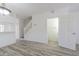 A view of a bathroom that features an open door at 6229 Bayside Key Dr, Tampa, FL 33615