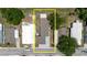 An aerial view of the manufactured home showing roof and surrounding area at 8471 Fantasia Park Way, Riverview, FL 33578