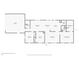 Floor plan of the home shows layout of bedrooms, bathrooms, kitchen, and living spaces at 8471 Fantasia Park Way, Riverview, FL 33578