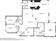 Detailed floor plan offering a glimpse of the layout with bedrooms, kitchen, living spaces, and office at 892 Crestridge Cir, Tarpon Springs, FL 34688