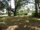 The house and yard feature mature trees providing shade to the backyard at 10308 Fore Dr, Tampa, FL 33612