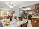 Inviting dining space connects to the kitchen, perfect for entertaining guests and Gathering gatherings at 14339 Mayer Ave, Hudson, FL 34669