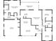 Detailed floor plan showcasing the layout of this home's bedrooms, bathrooms, kitchen, and living spaces at 1598 Brookside Blvd, Largo, FL 33770