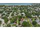 Aerial shot displaying a cozy neighborhood near the ocean at 1825 2Nd S St, St Petersburg, FL 33705