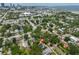 Birds eye view showcasing property's location near the bay and surrounding neighborhood at 1825 2Nd S St, St Petersburg, FL 33705