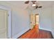 Spacious bedroom with freshly painted walls and views into the bathroom at 1825 2Nd S St, St Petersburg, FL 33705