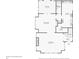 Floor plan displaying the first floor layout of the home with sun room, kitchen and living room at 1825 2Nd S St, St Petersburg, FL 33705