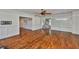 Bright and spacious living room with beautiful hardwood floors and traditional moldings at 1825 2Nd S St, St Petersburg, FL 33705
